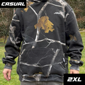 Black Tree Camouflage Hoodie - Casual (2XL)