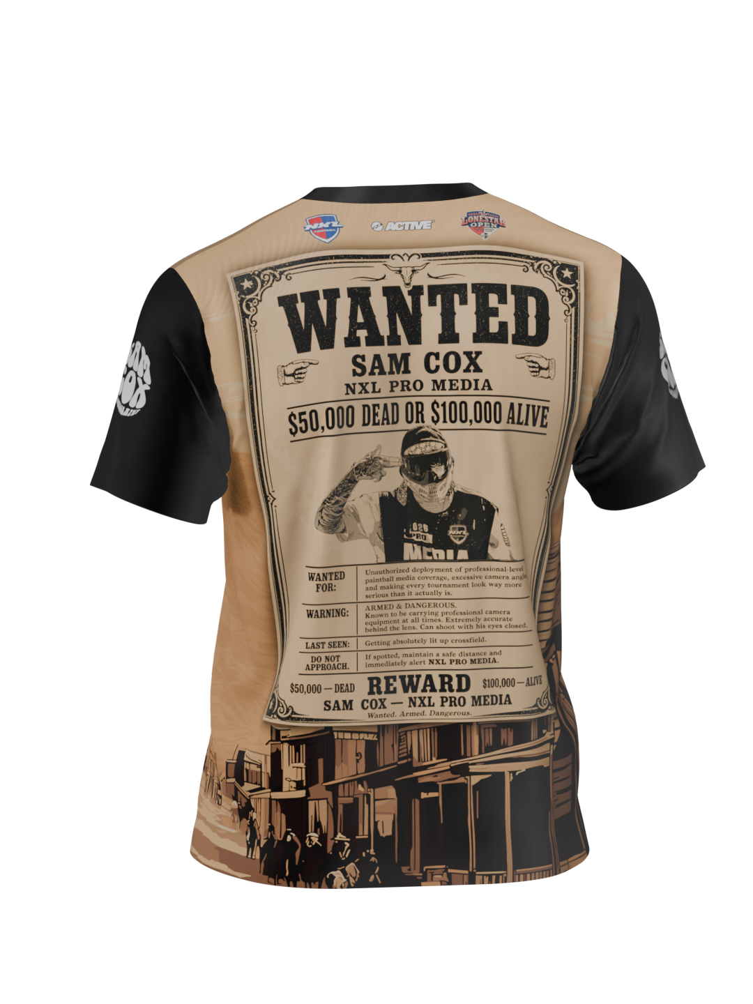SAMCOXPHOTO - Dry Fit T Shirt - WANTED