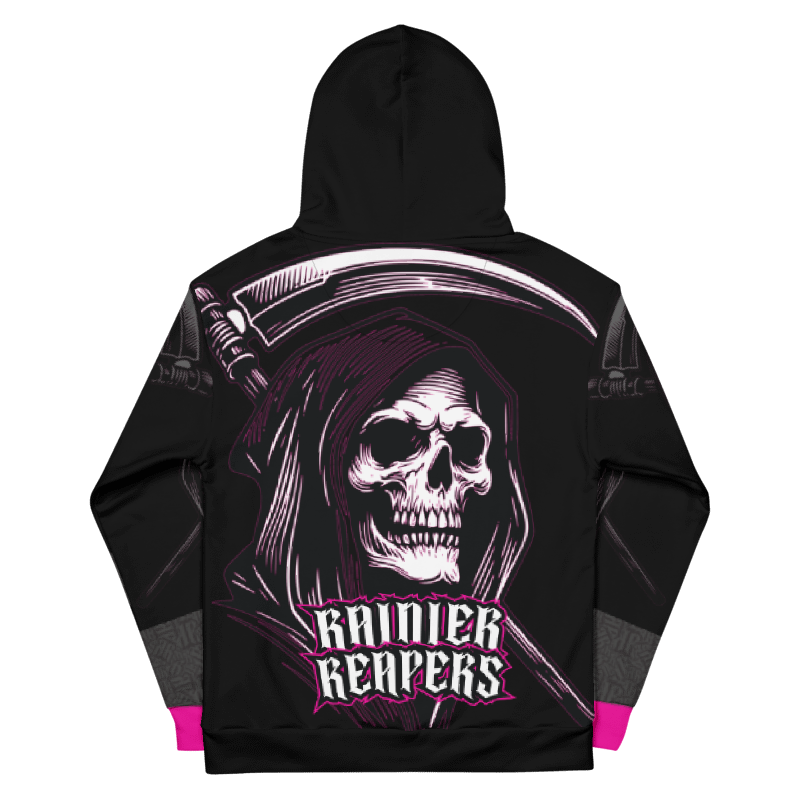 Rainier Reapers - Playing Hoodie - RR Pink