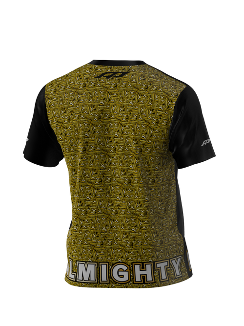 Almighty Media - Tall Tee - Gold