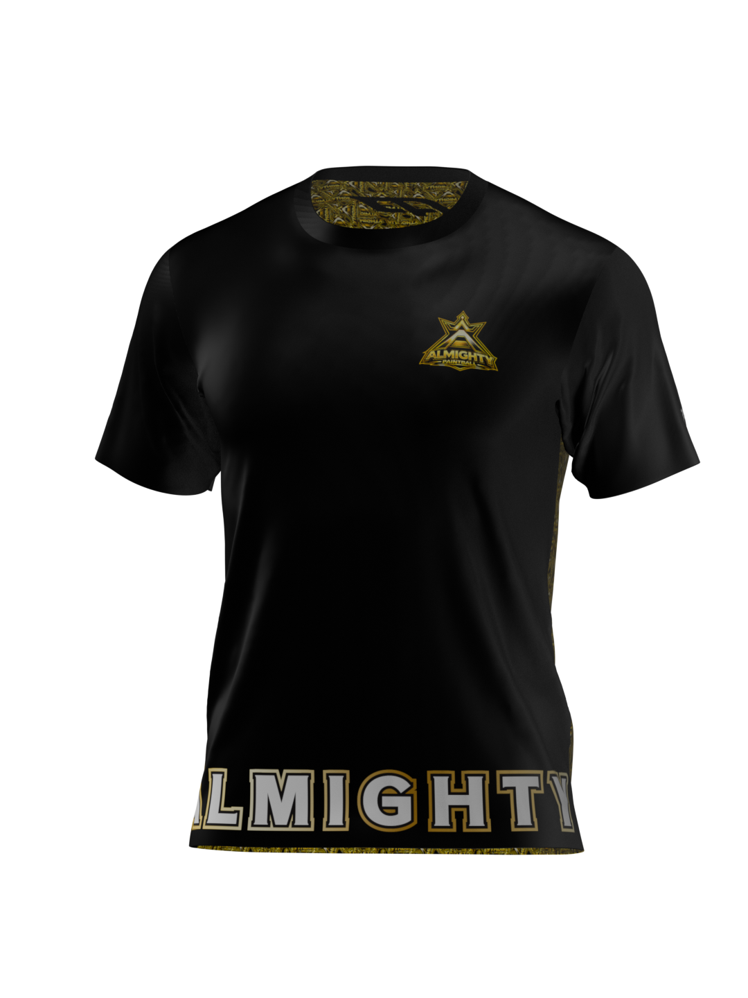 Almighty Media - Tall Tee - Gold