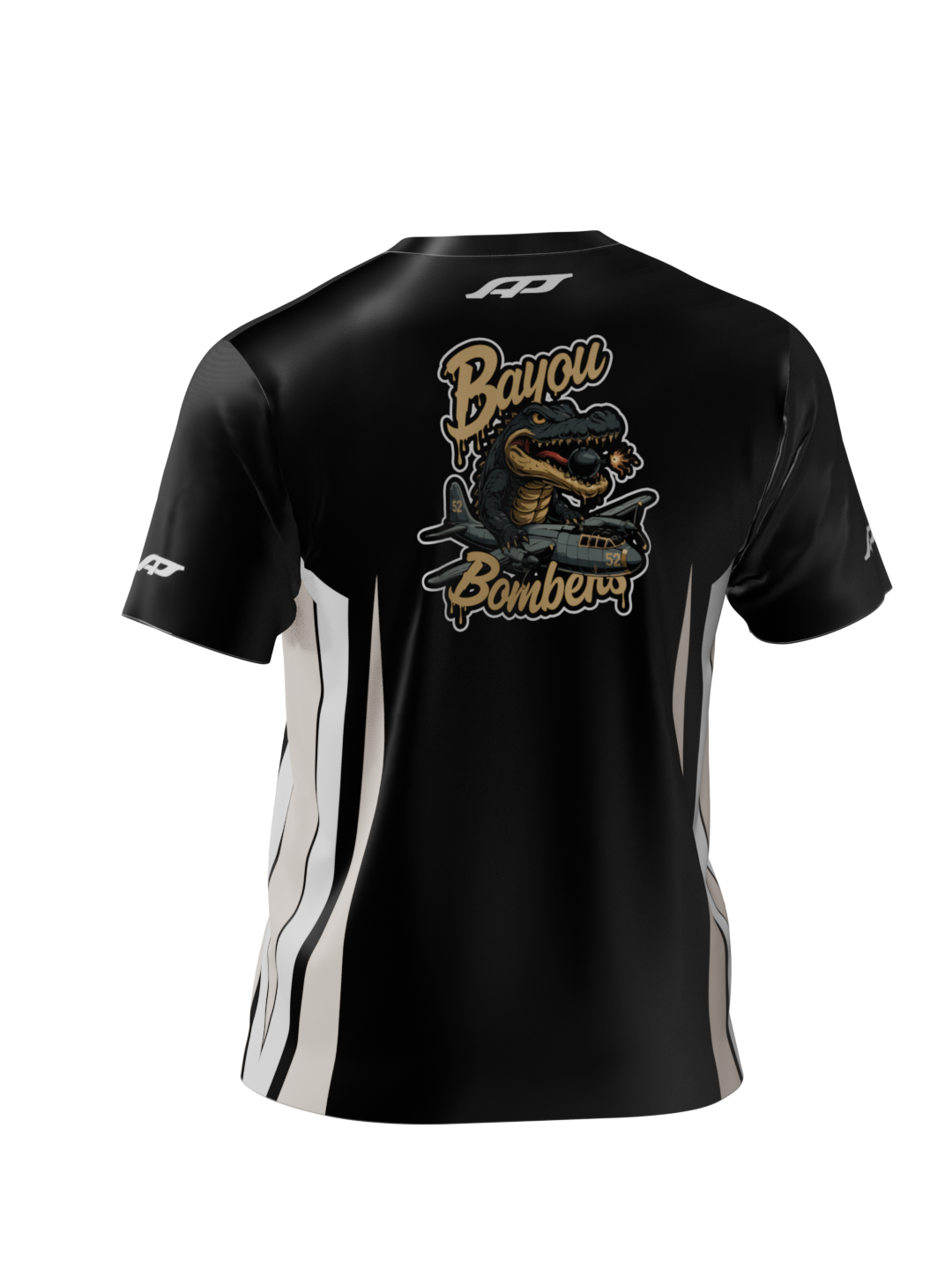 Bayou Bombers - Dry Fit T-Shirt (Black)
