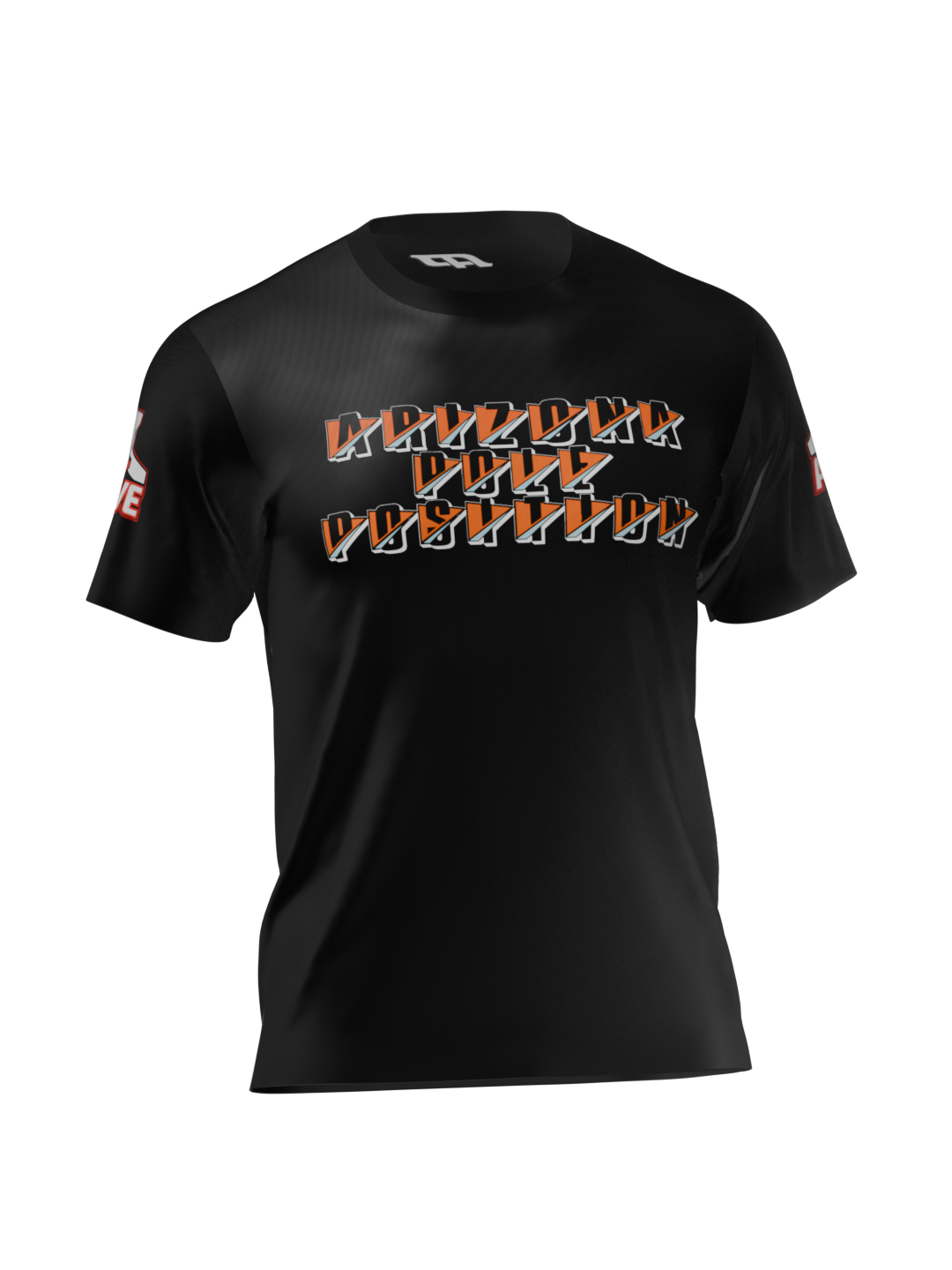 Mickey O Media - Dry Fit T-Shirt (Retro Pole Position) - (Black)