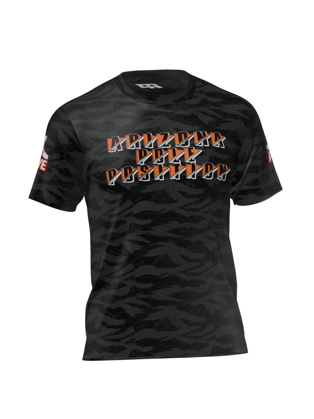 Mickey O Media - Dry Fit T-Shirt (Retro Pole Position) - (Grey Tiger)