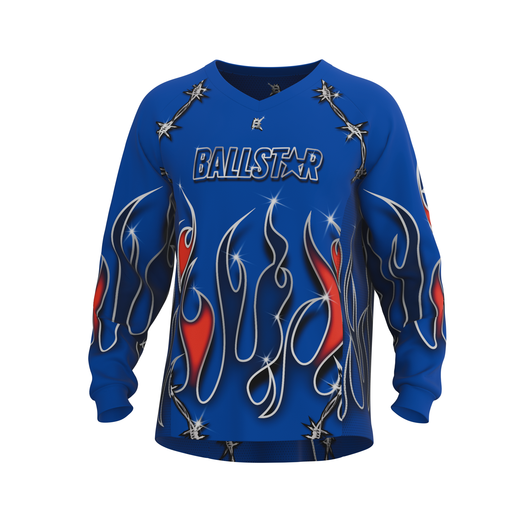 BALLSTAR - Jersey - Blue Flames