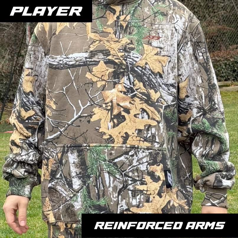 Brown Tree Camouflage Hoodie - Player (Reinforced Arms)