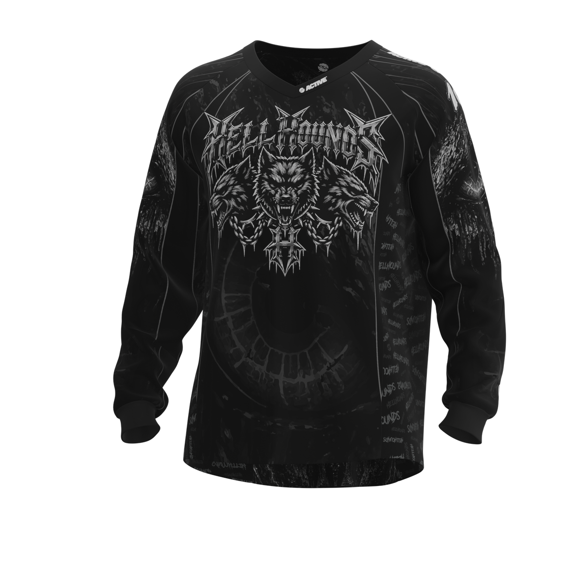 Hellhounds - Jersey - Grayscale