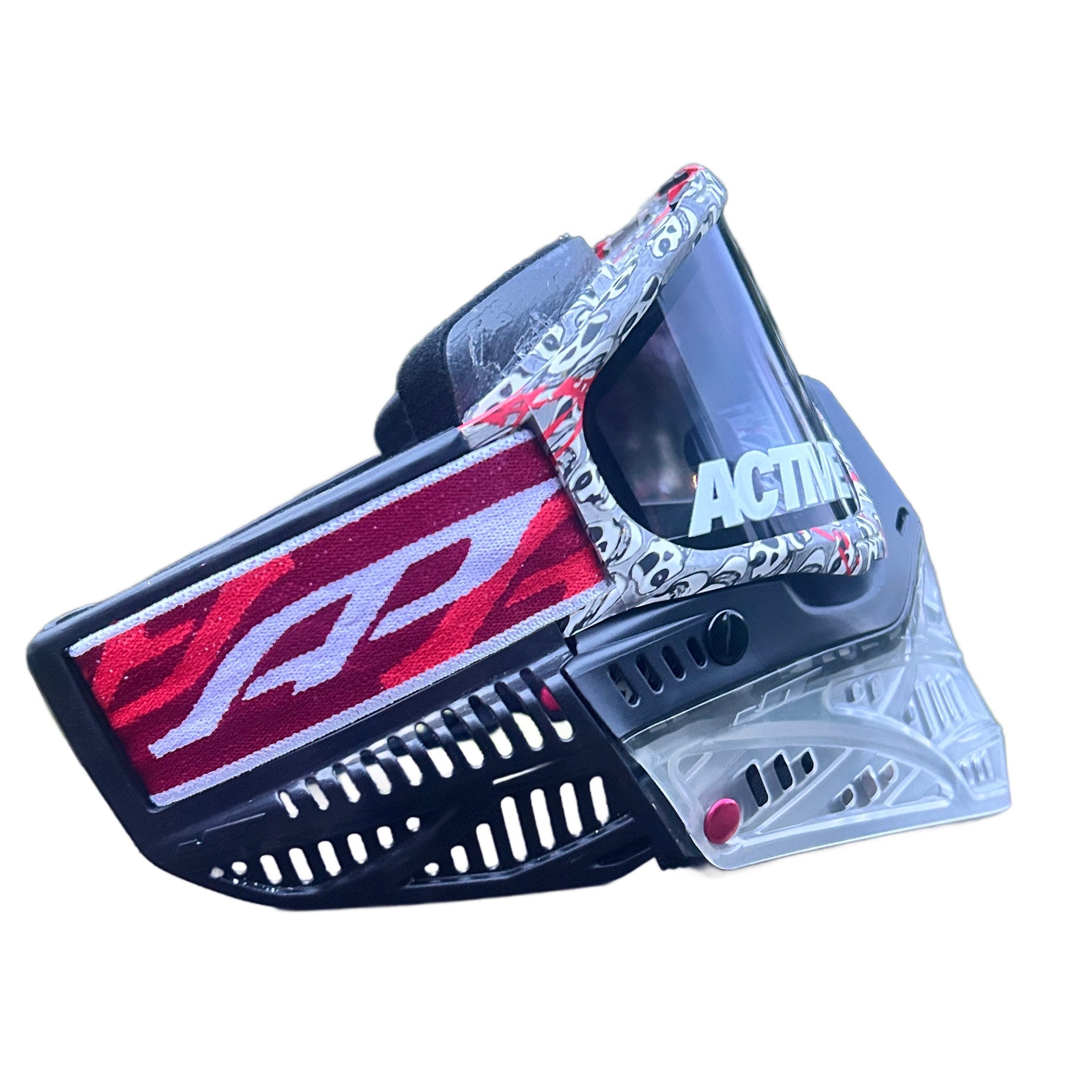 Active Paintball - Woven Goggle Strap - Red