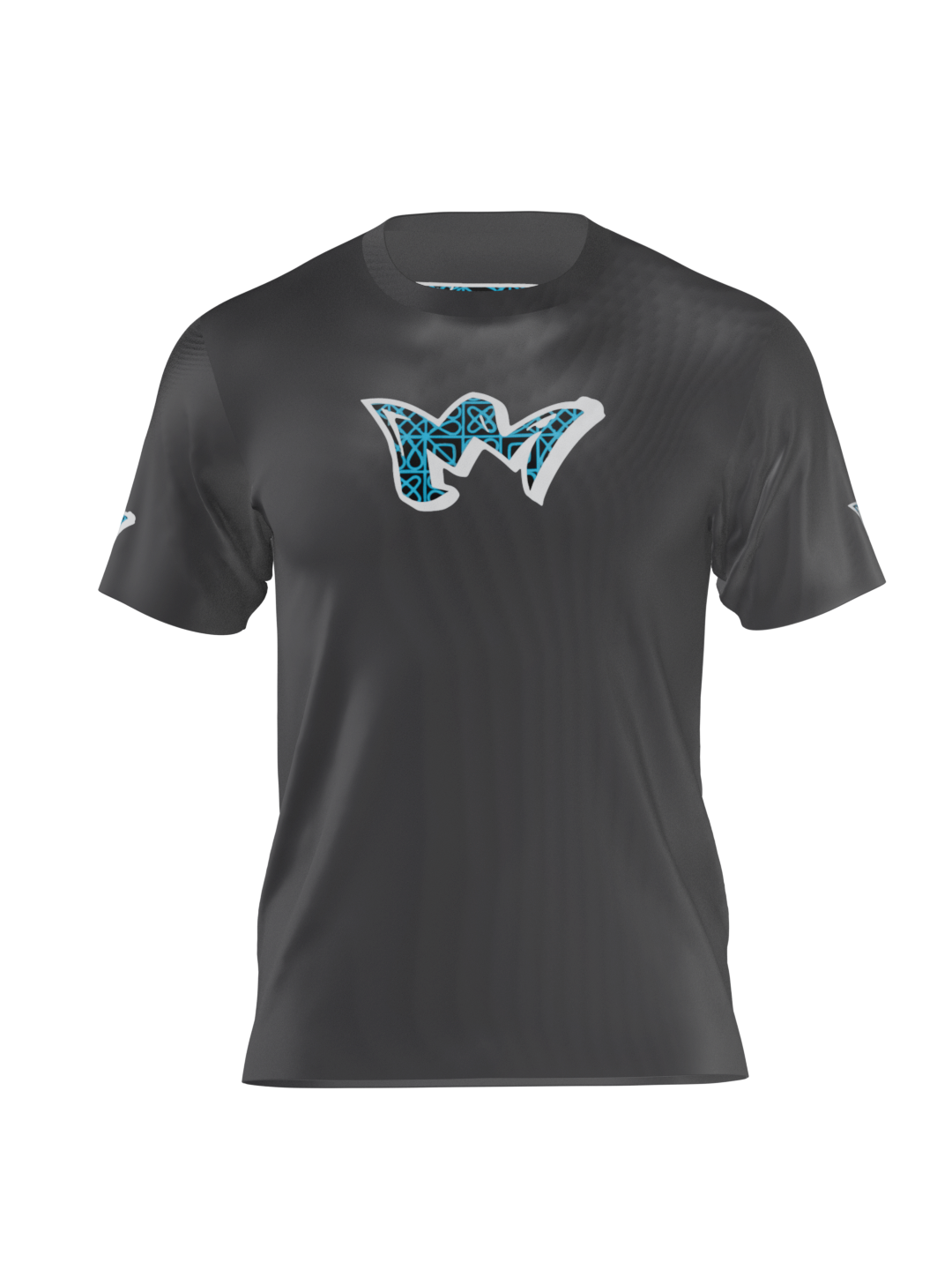 Kings Creations x Active - Dry Fit T-Shirt (Grey/Blue)