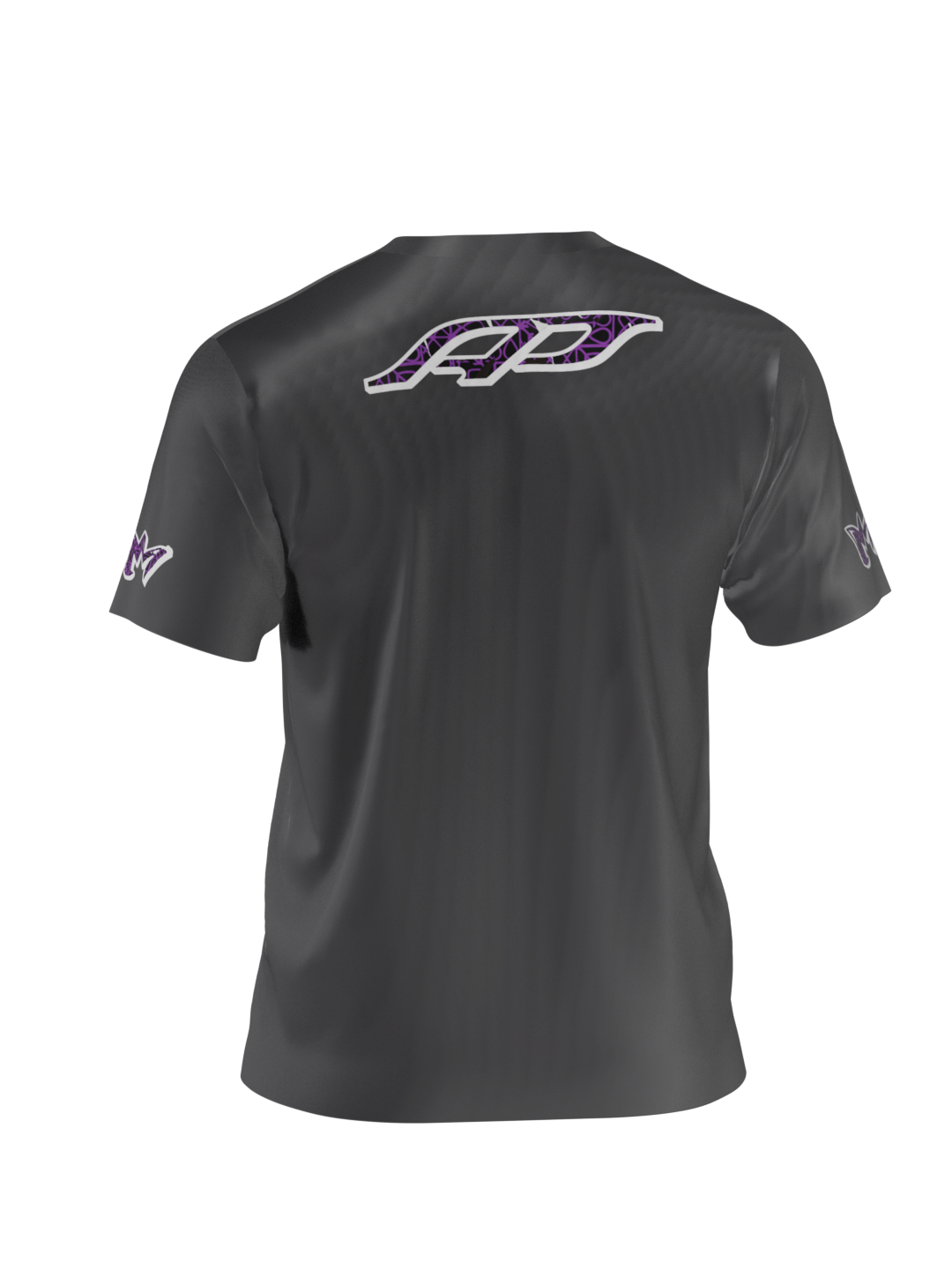 Kings Creations x Active - Dry Fit T-Shirt (Grey/Purple)