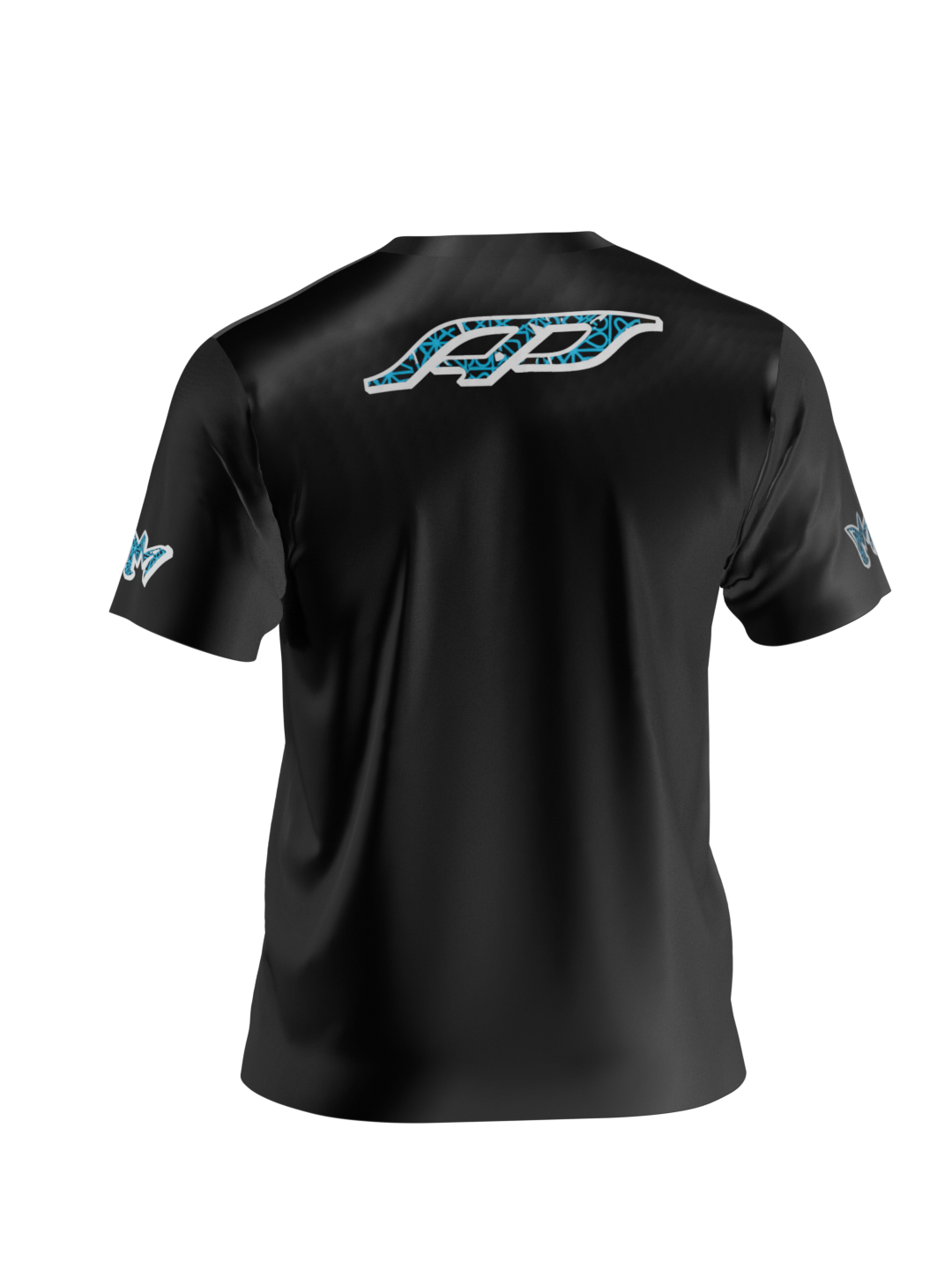 Kings Creations x Active - Dry Fit T-Shirt (Black/Blue)