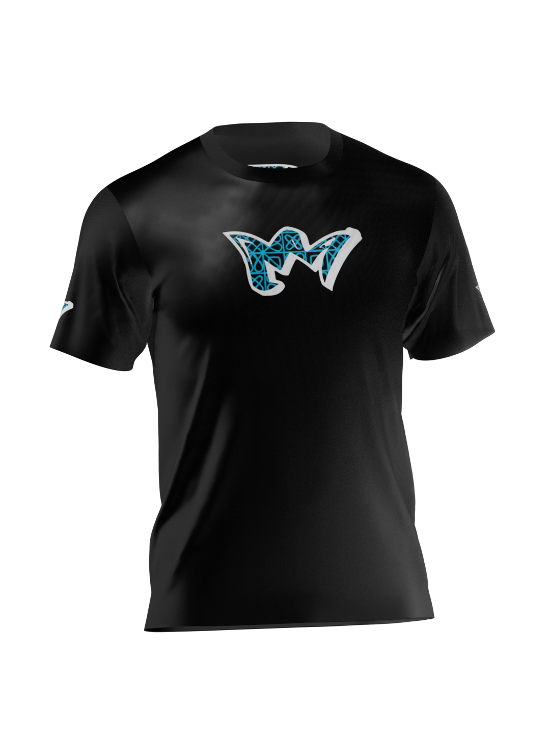 Kings Creations x Active - Dry Fit T-Shirt (Black/Blue)