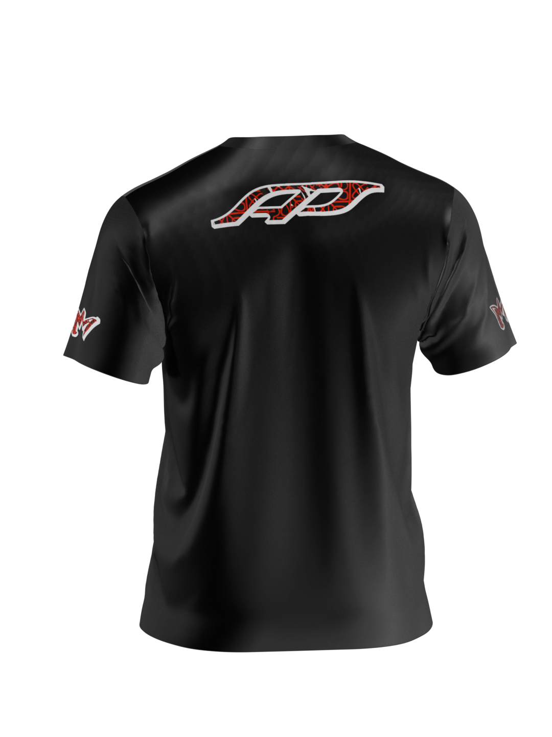 Kings Creations x Active - Dry Fit T-Shirt (Black/Red)