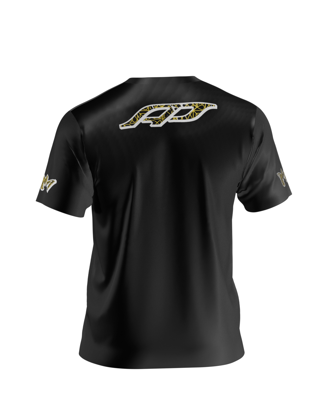 Kings Creations x Active - Dry Fit T-Shirt (Black/Yellow)