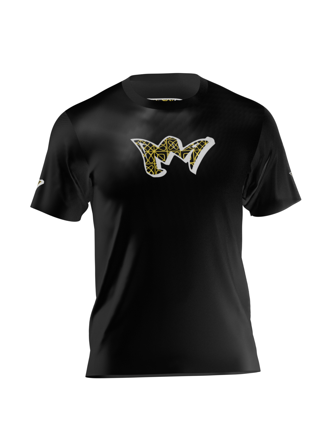 Kings Creations x Active - Dry Fit T-Shirt (Black/Yellow)