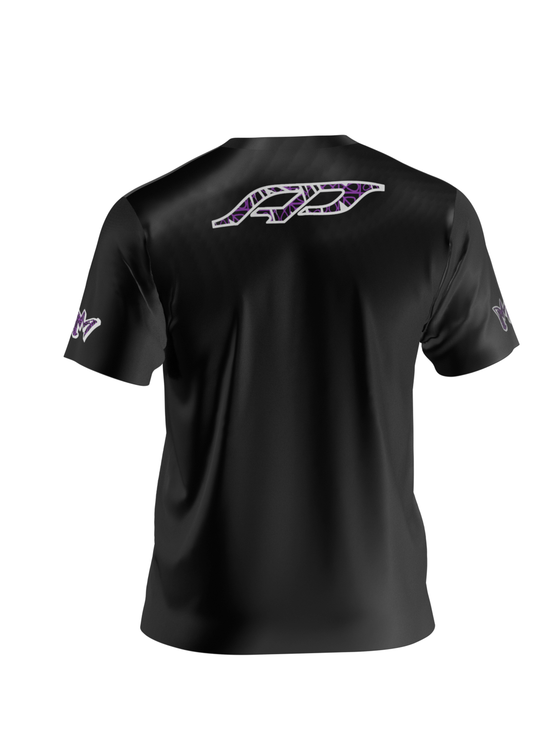 Kings Creations x Active - Dry Fit T-Shirt (Black/Purple)