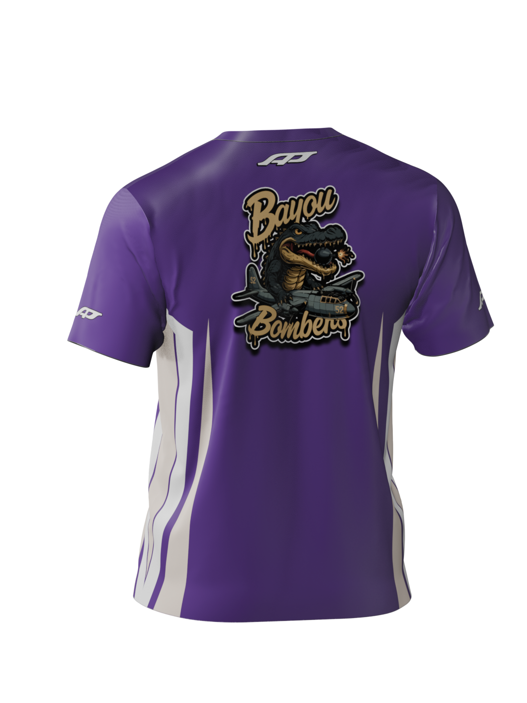 Bayou Bombers - Dry Fit T-Shirt (Purple)