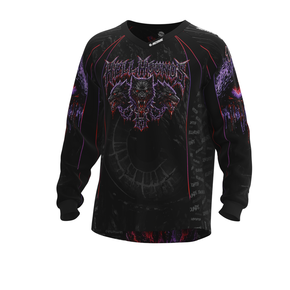 Hellhounds - Jersey - RedPurple