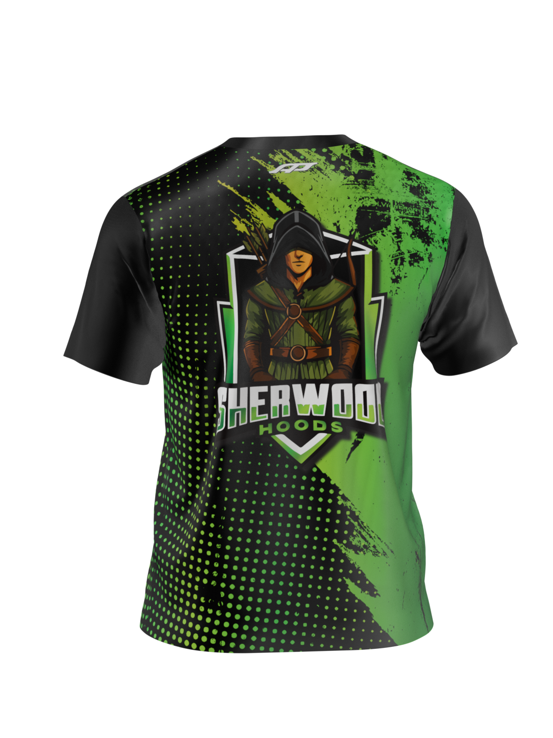 Sherwood Hoods - Dry Fit T-Shirt - Home (Black/Green)