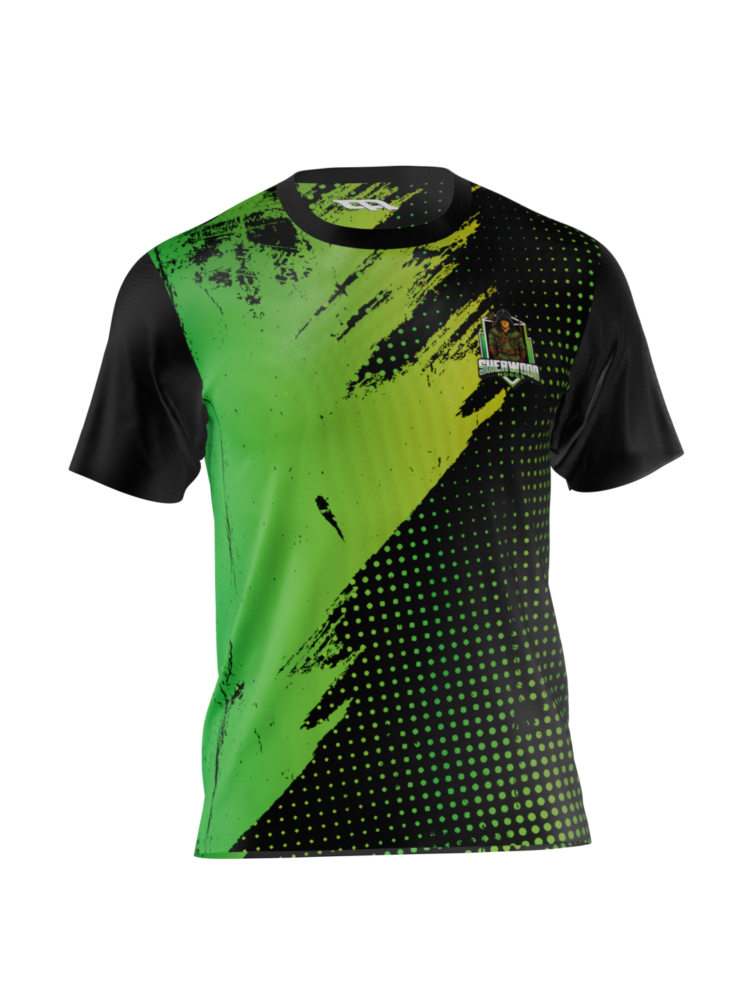Sherwood Hoods - Dry Fit T-Shirt - Home (Black/Green)