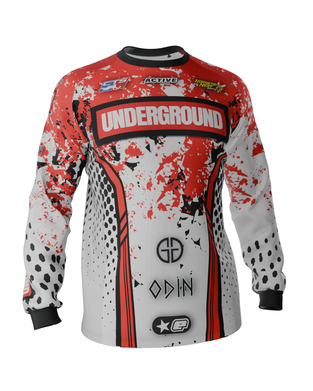 Underground LI - Jersey - (V2 Red Splash)
