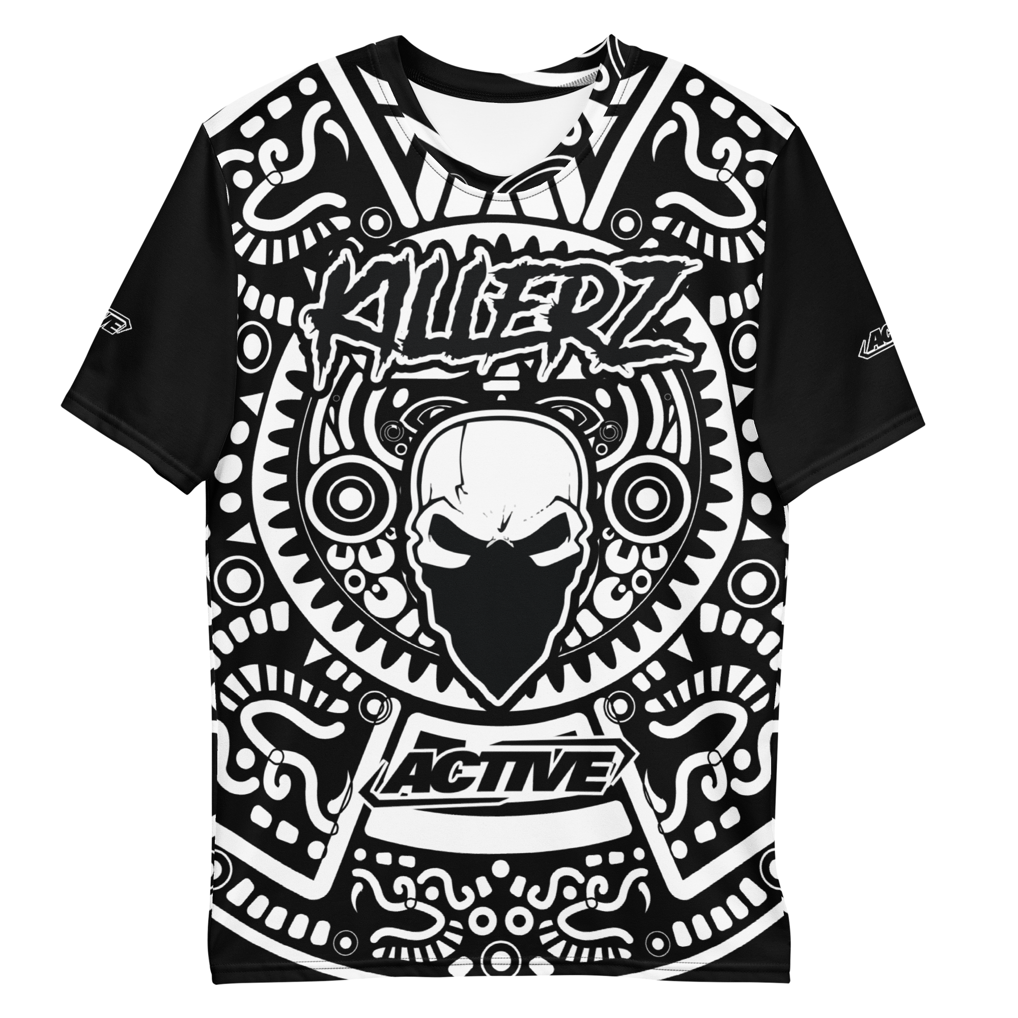 KILLERZ - Dry Fit T-Shirt - White Chest Black Sleeve