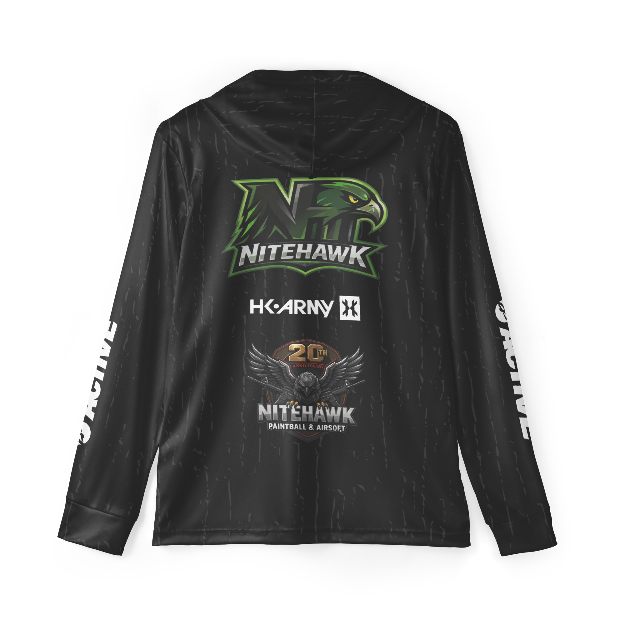 Nitehawk Paintball - Dry Fit Hoodie - 20th Anniv.