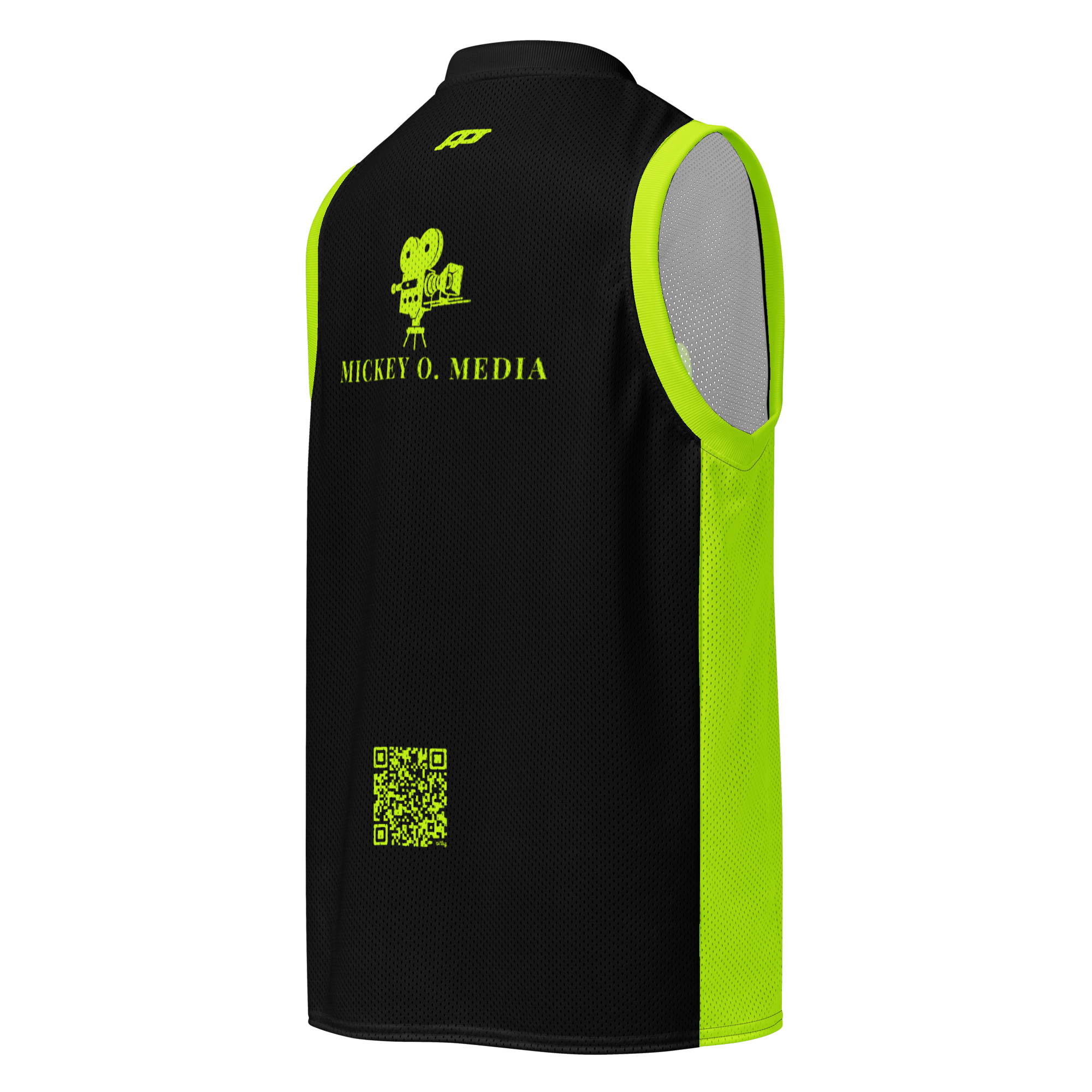 Mickey O Media - Dry Fit Tank Top - (Black/Green)
