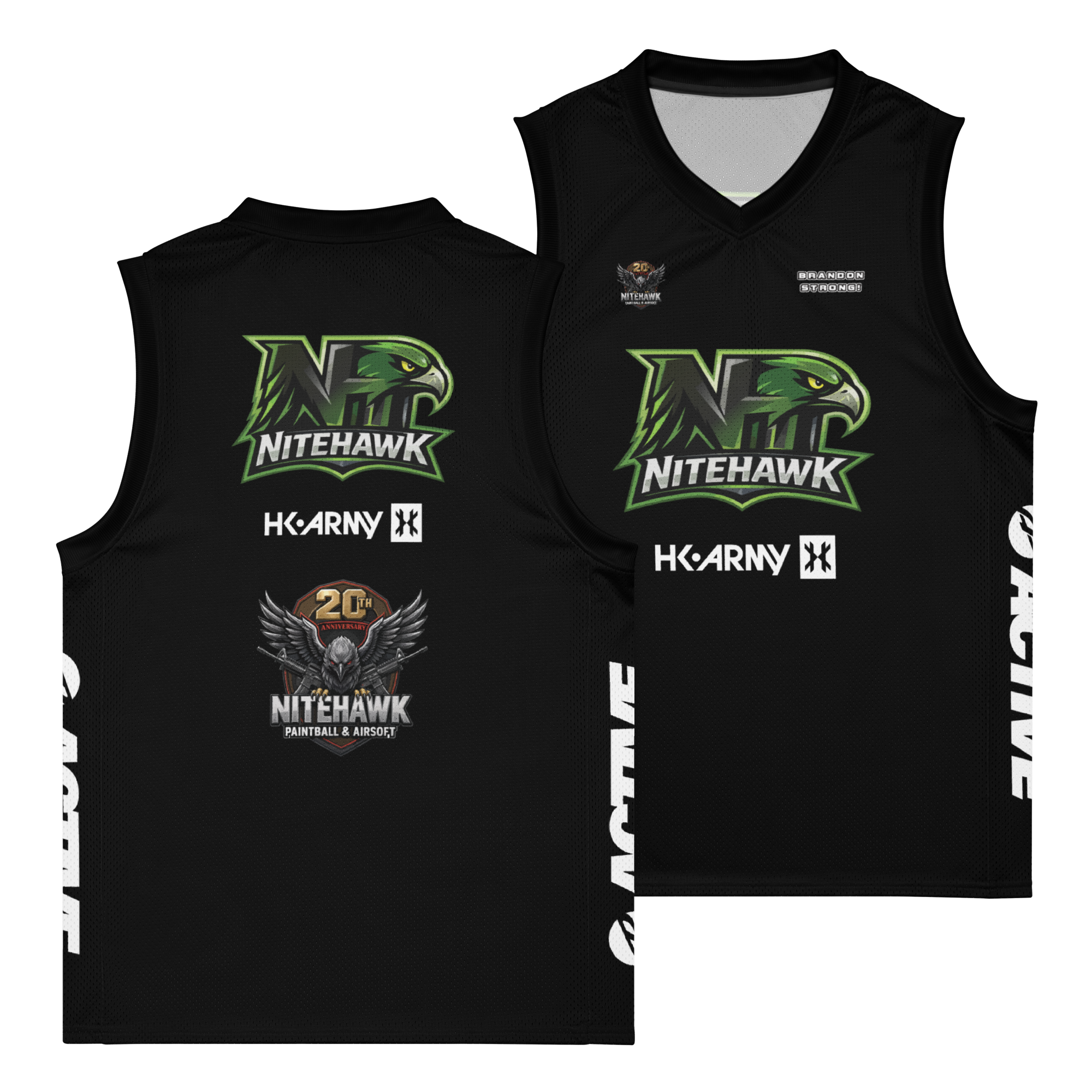 Nitehawk Paintball - Dry Fit Tank Top - 20th Anniv.