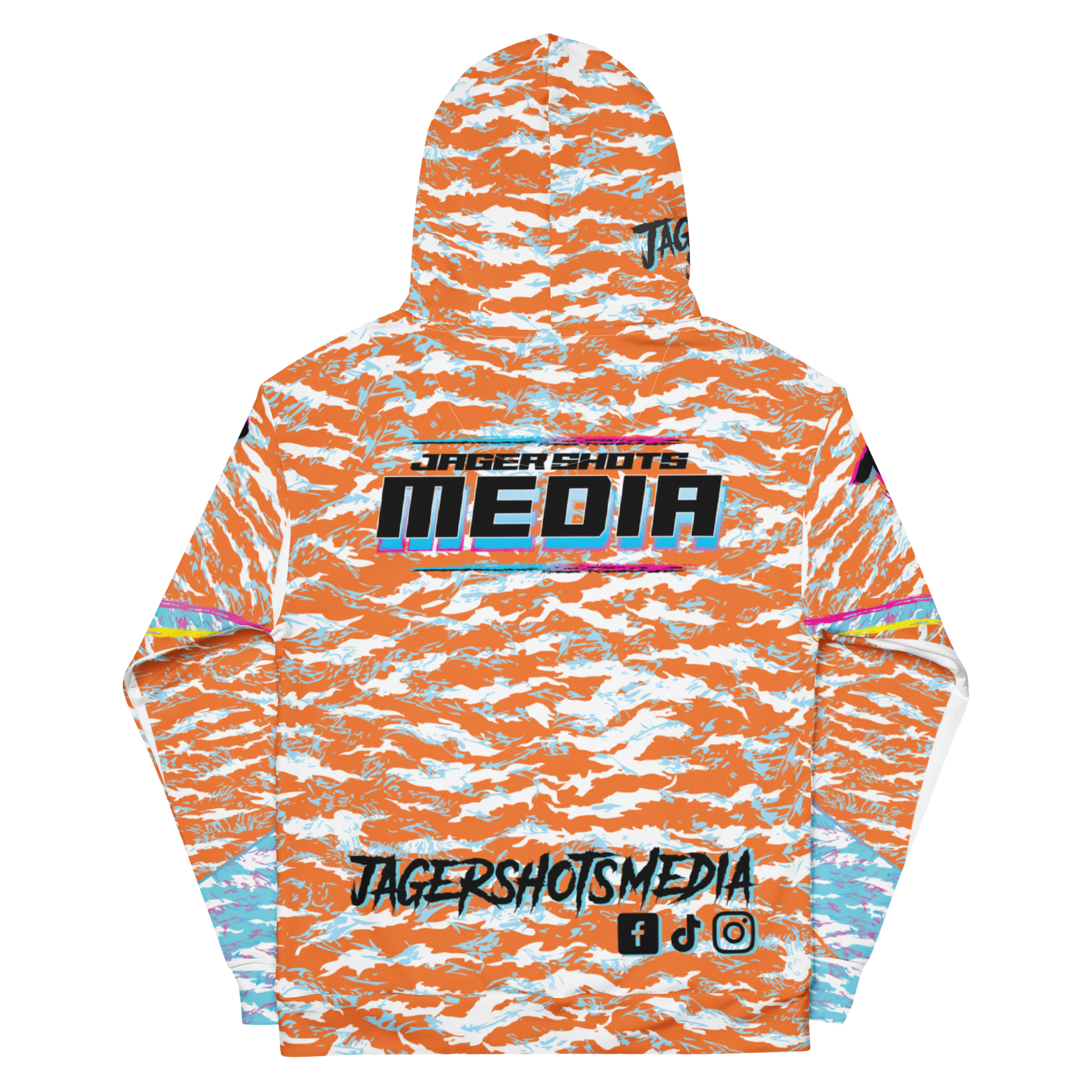 Jager Shots Media - Casual Hoodie - ORG_TEAL