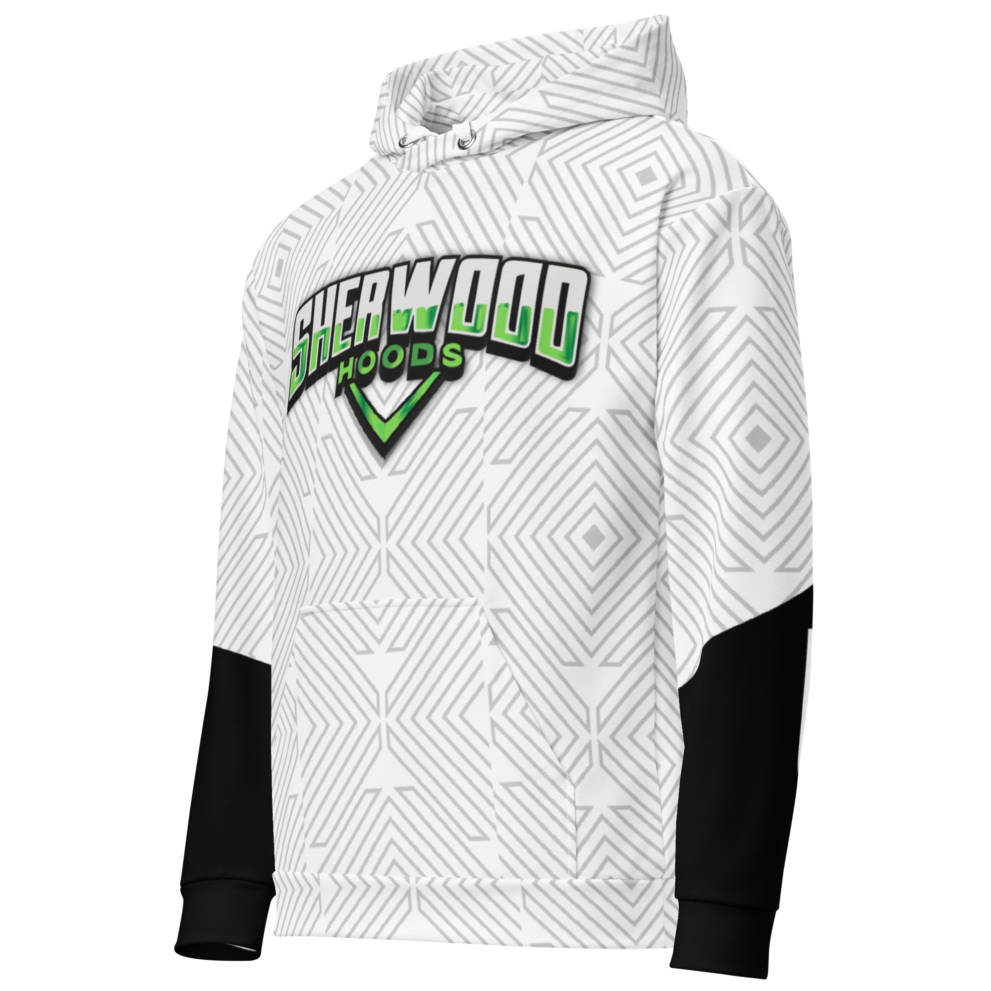 Sherwood Hoods - Playing Hoodie - Alt (White/Green)