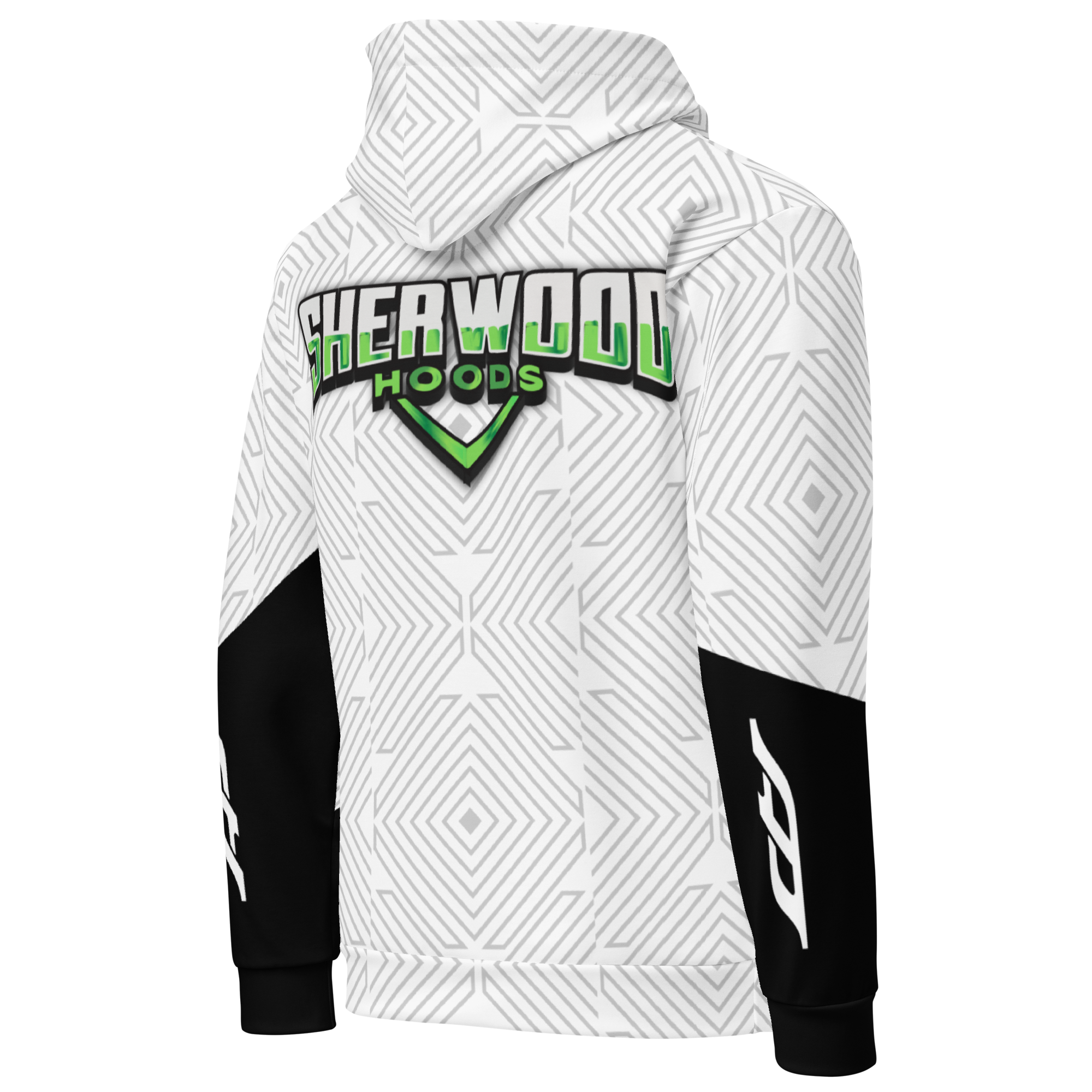Sherwood Hoods - Playing Hoodie - Alt (White/Green)
