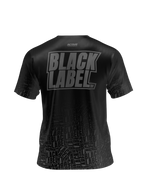 Black Label - Dry Fit T-Shirt - Black Grey Fade