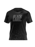 Black Label - Dry Fit T-Shirt - Black Grey Fade