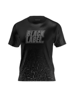 Black Label - Dry Fit T-Shirt - Black Grey Fade
