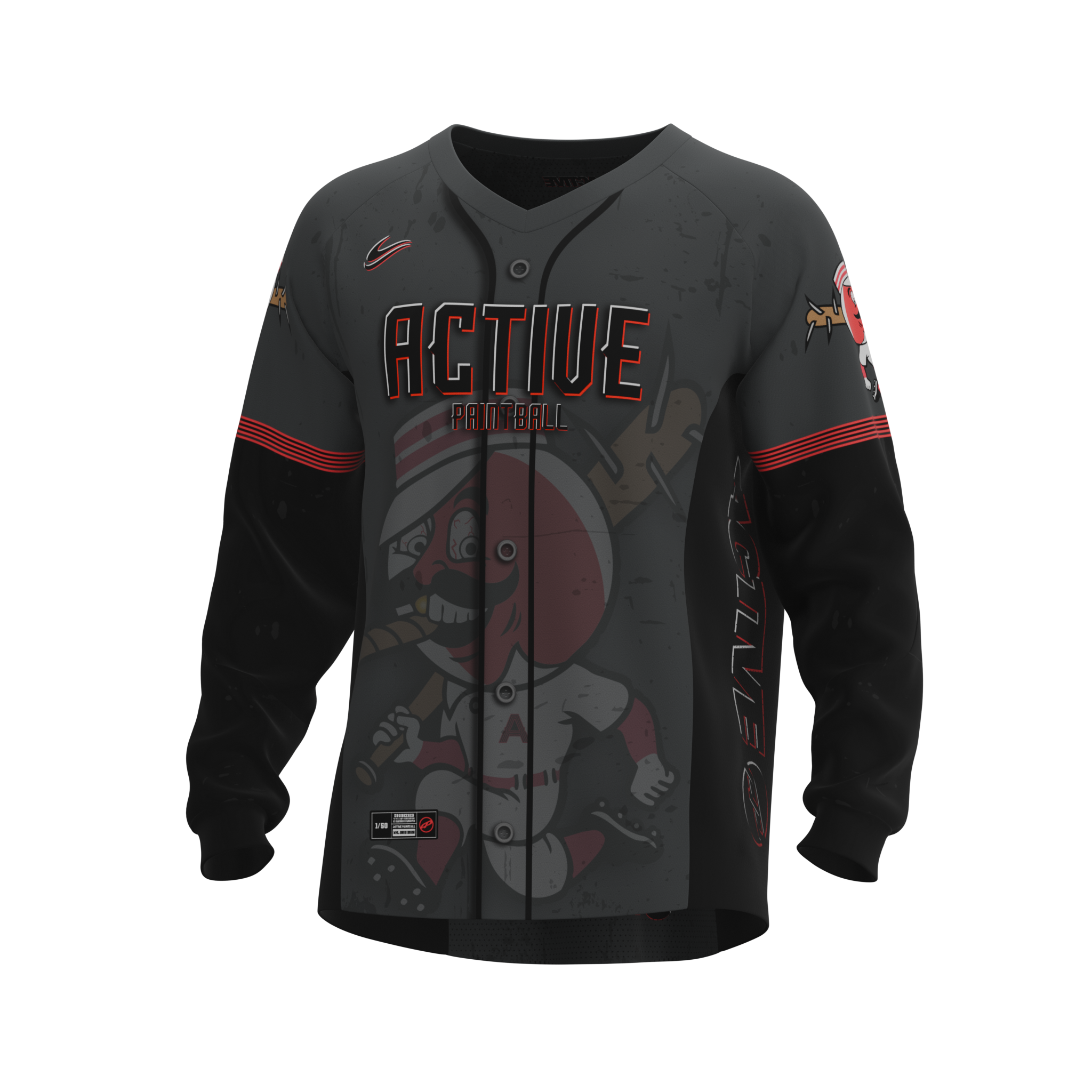 Active Paintball - LE Ohio Jersey - Cincinnati Reds - Grey