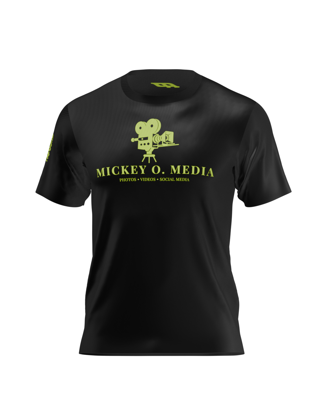 Mickey O Media - Dry Fit T-Shirt (Black/Green)