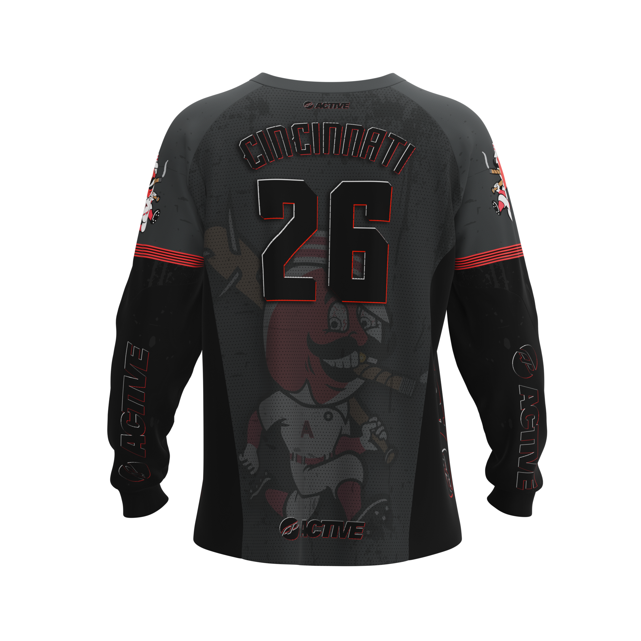 Active Paintball - LE Ohio Jersey - Cincinnati Reds - Grey