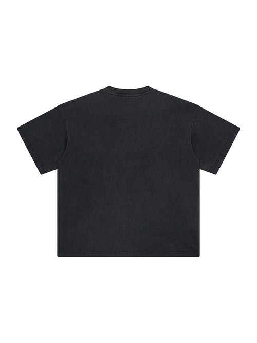 Active Paintball Custom Washed Finish T-shirt in washed black, back