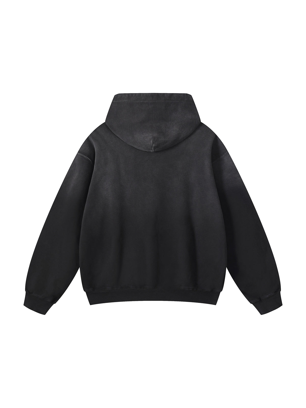 Active Paintball Custom Sunfade Hoodie in faded black, back