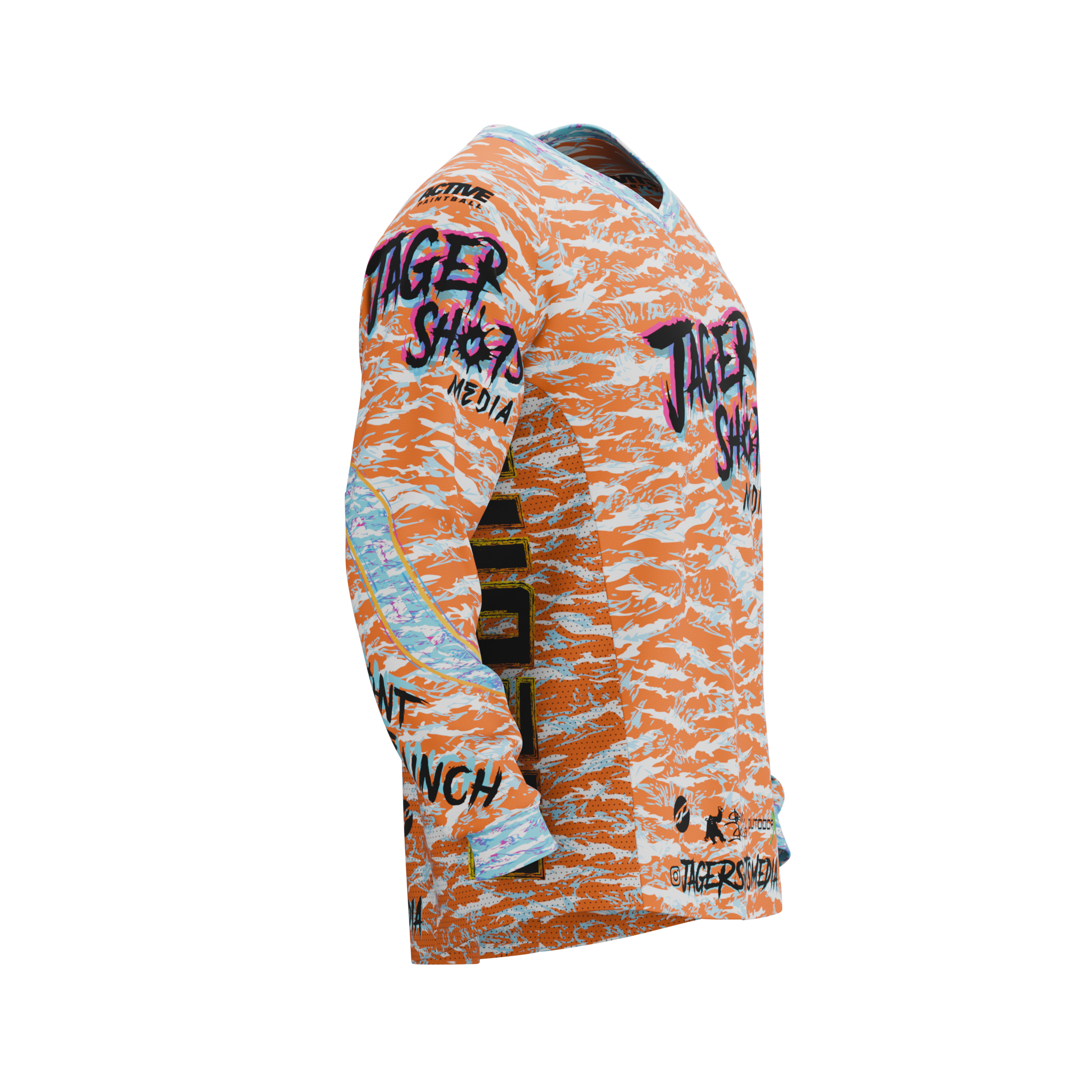 Jager Shots Media - Jersey - ORG_TEAL