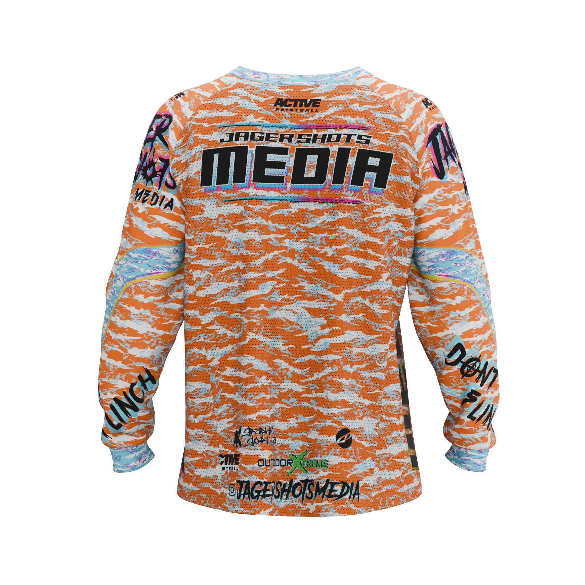Jager Shots Media - Jersey - ORG_TEAL