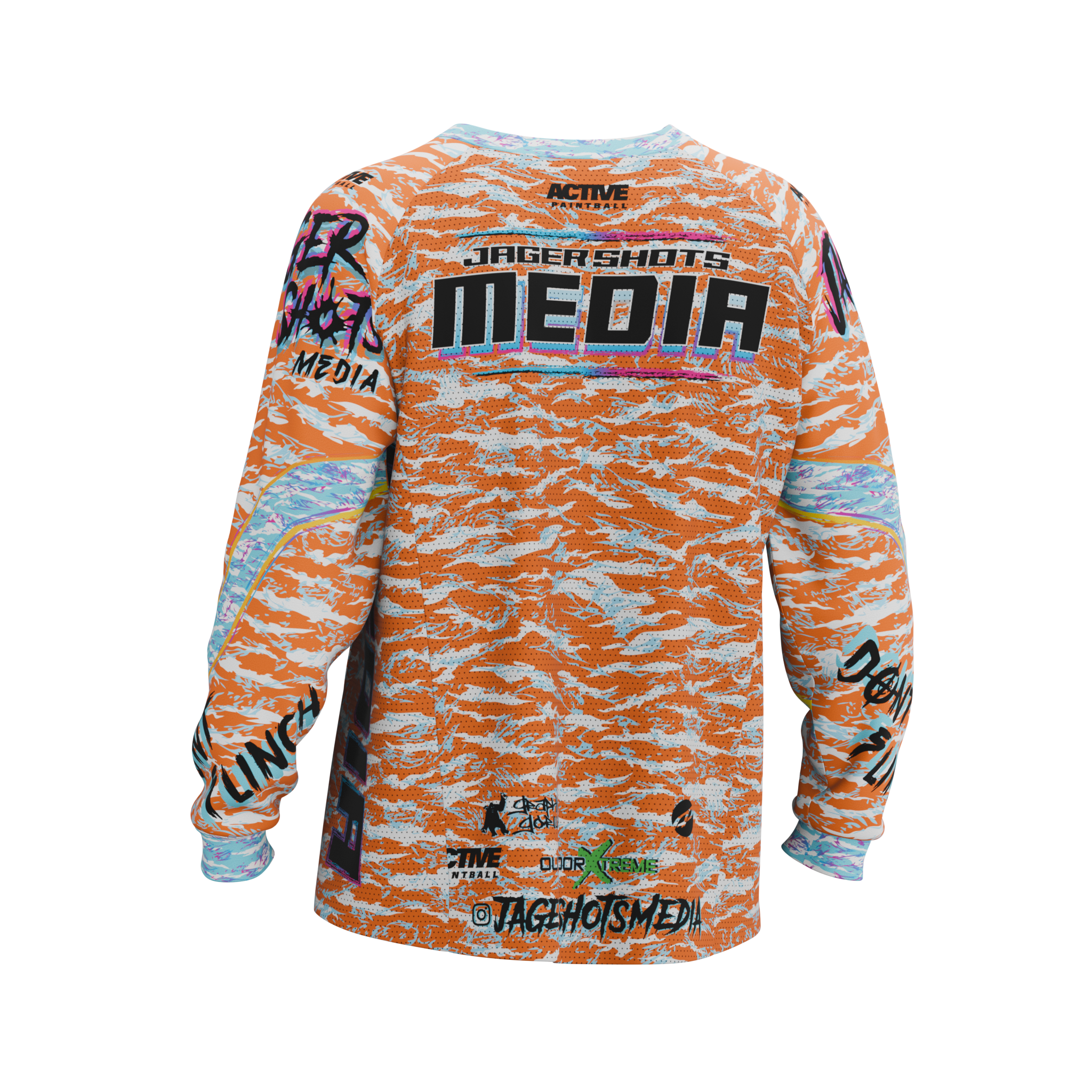 Jager Shots Media - Jersey - ORG_TEAL