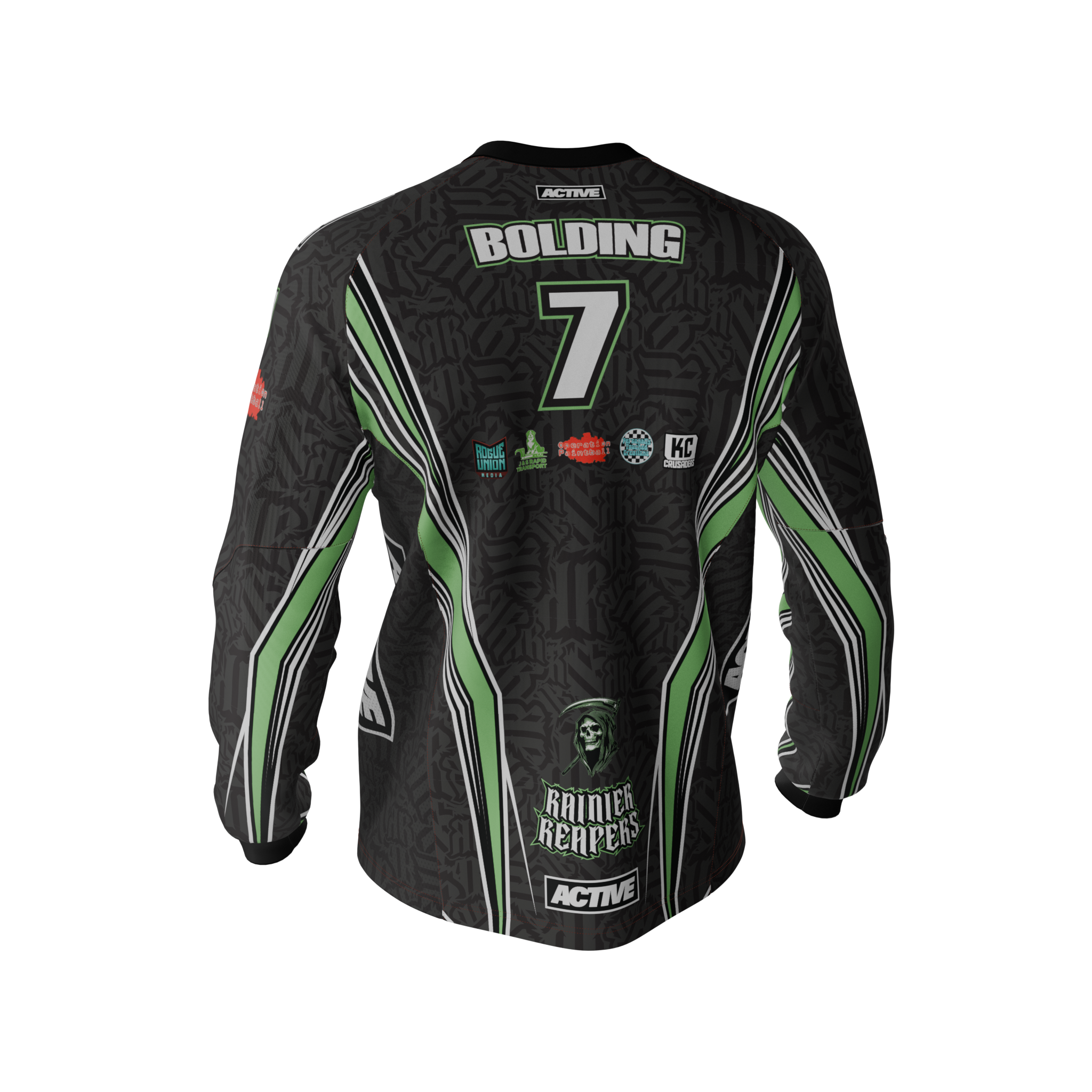 Rainier Reapers - Jersey - RR-Green (Round Neck)