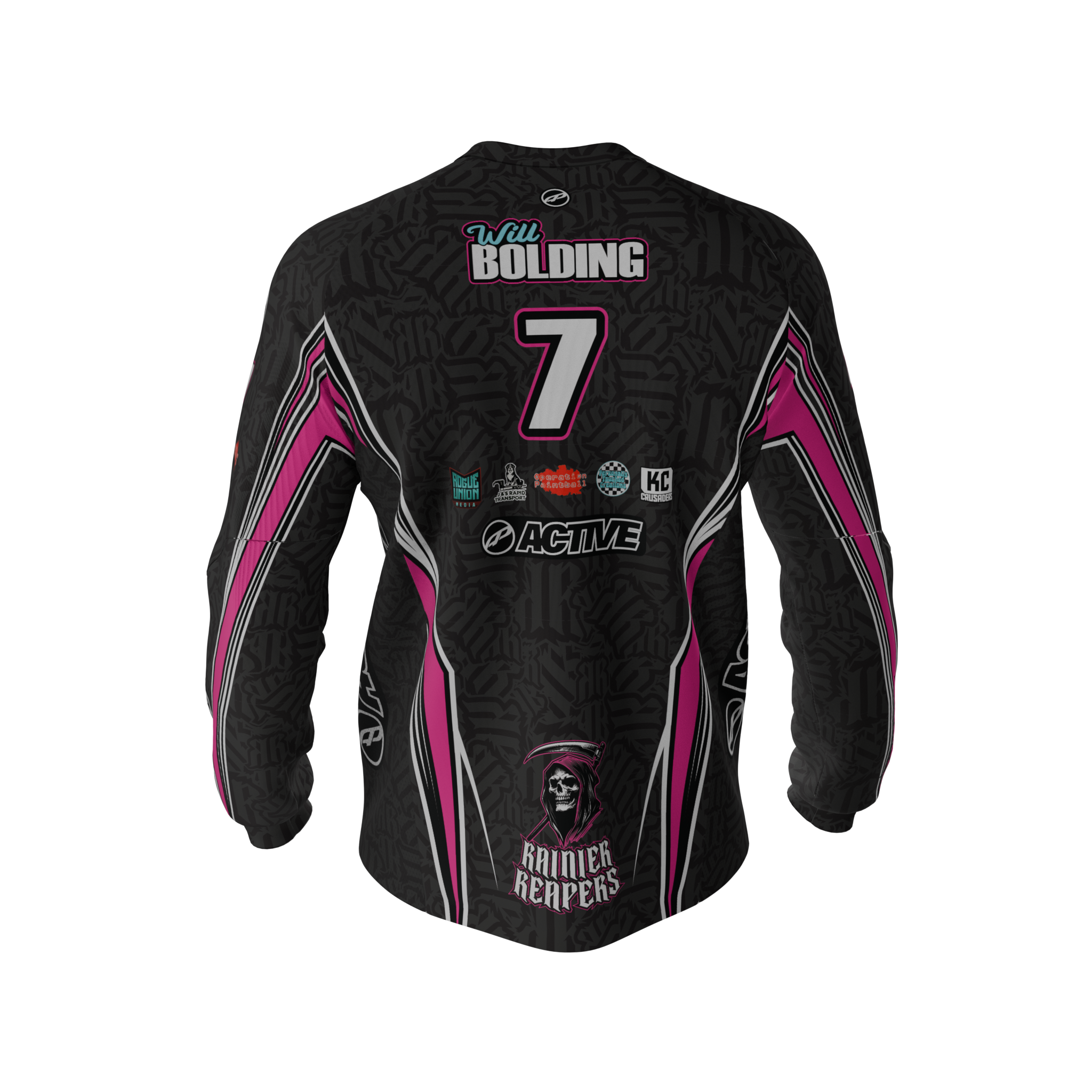 Rainier Reapers - Jersey - RR Pink (Round Neck)