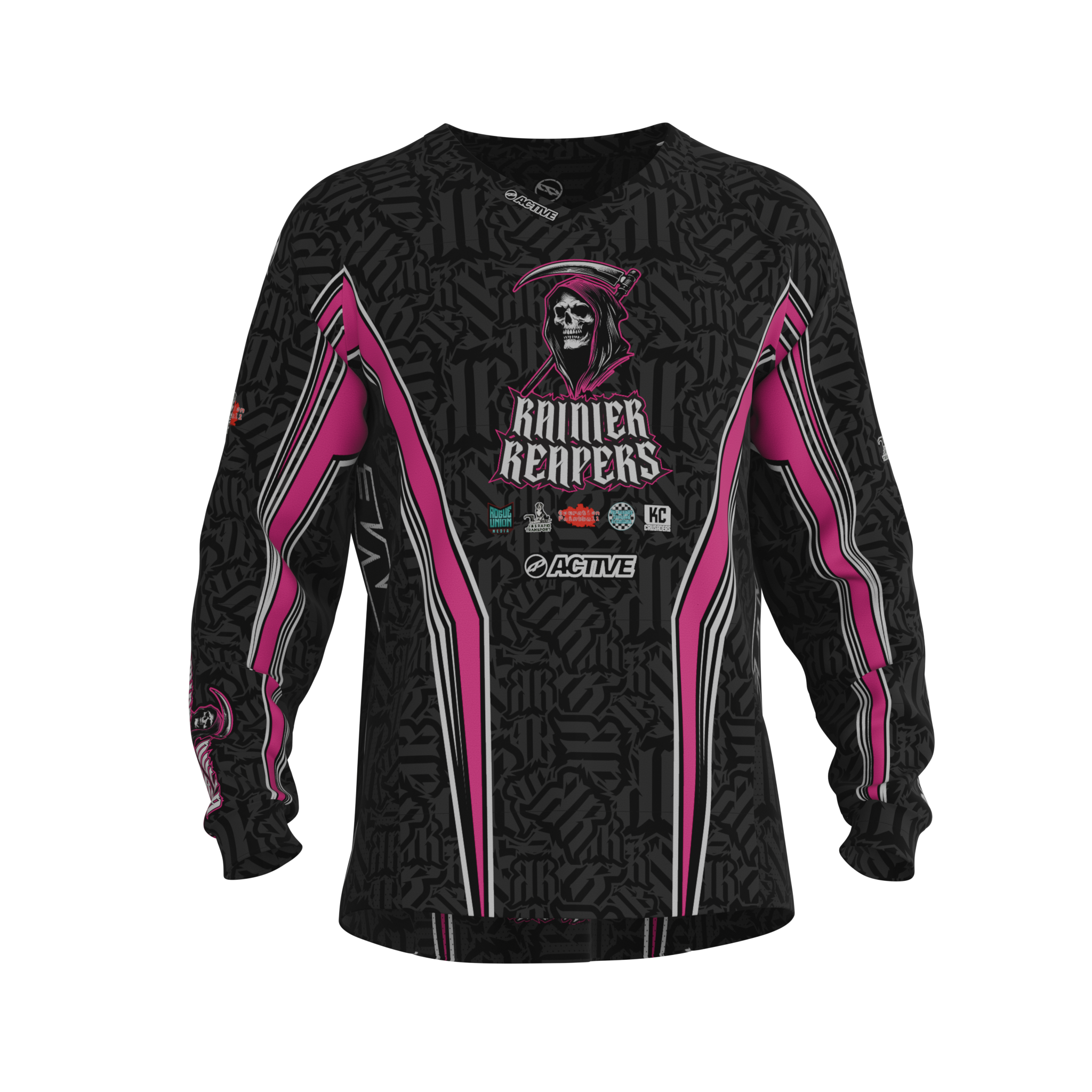 Rainier Reapers - Jersey - RR Pink - V Neck