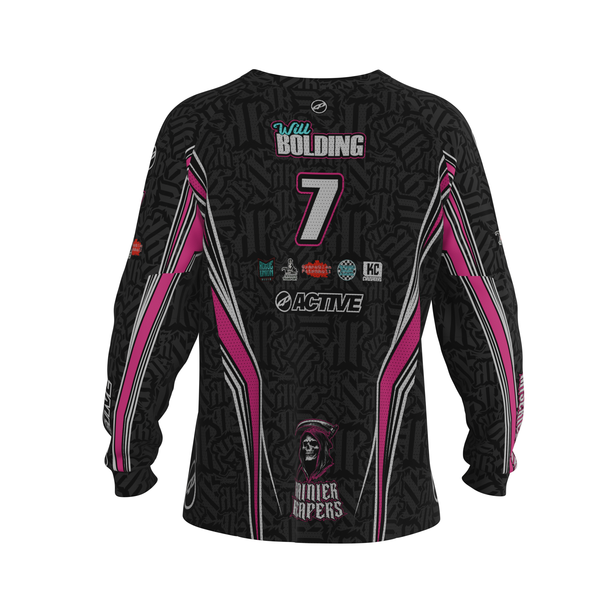 Rainier Reapers - Jersey - RR Pink - V Neck