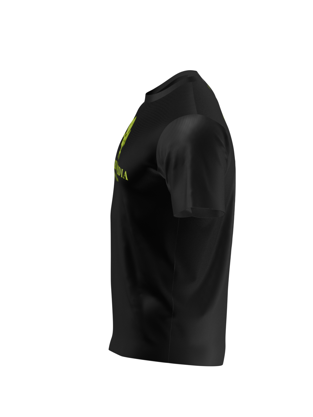Mickey O Media - Dry Fit T-Shirt (Black/Green)