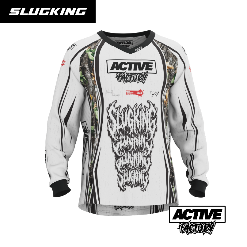 SLUGKING x Active Factory - Jersey - Heavy Slugs (White)