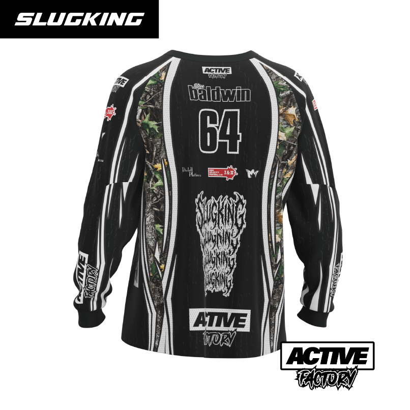 SLUGKING x Active Factory - Jersey - Heavy Slugs (Black)